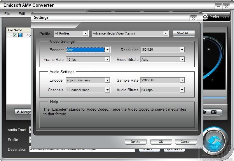 Emicsoft AMV Converter下载,AMV转换器,视频转换,格式转换