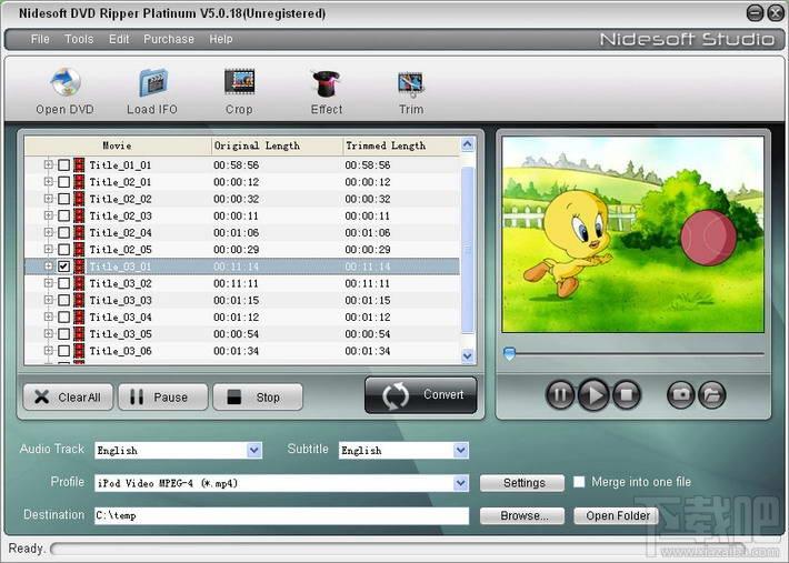 Nidesoft DVD Ripper Platinum,Nidesoft DVD Ripper Platinum下载,Nidesoft DVD Ripper